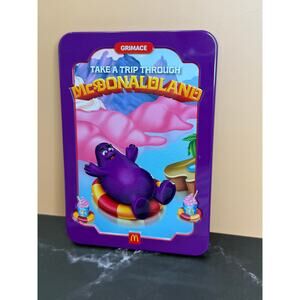 2025 Grimaced McDonaldland Collector Edition Tin Stickers Cards ID